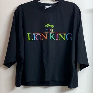 Disney The Lion King X Asos Design Unisex
Oversized Cropped T-shirt With Rainbow